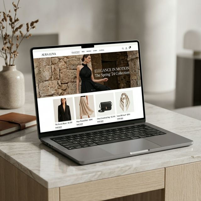 Shopify E-Ticaret Arayüzü